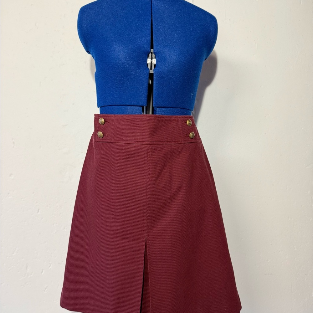 Talbots Burgundy Skirt NWOT